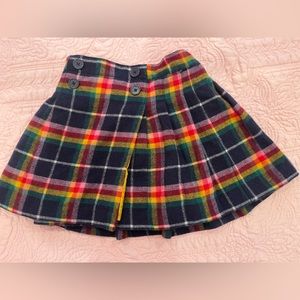 Mini Boden Girls plaid skirt size 7-8 Y
